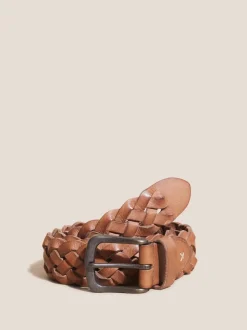 Ceinture White Stuff en cuir tressé