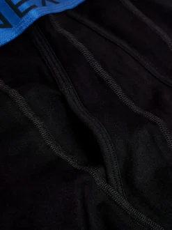 Ceintures brillantes Noir brillantes - Coupe standard - Caleçon A-Front 10 Pack