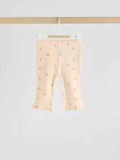 Cerise neutre - Ensemble 3 pièces : gilet en maille, haut à manches longues et leggings (0mois -3ans)