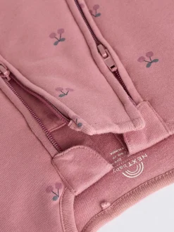 Cerise rose - 2.5 TOG Combinaison de nuit matelassée Bébé