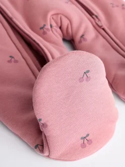 Cerise rose - 2.5 TOG Combinaison de nuit matelassée Bébé