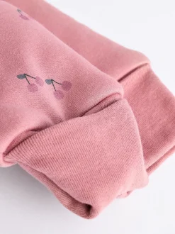 Cerise rose - 2.5 TOG Combinaison de nuit matelassée Bébé