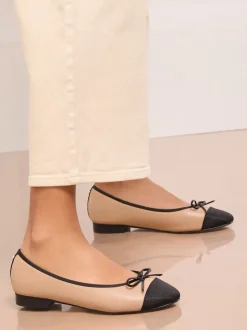 chameau - Ballerines Lipsy vernies à bout ouvert