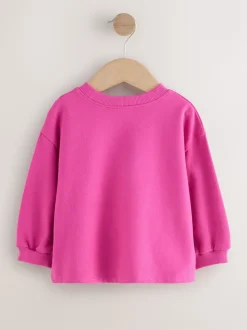 Character rose arc-en-ciel - T-shirt à manches longues (3mths-7yrs)