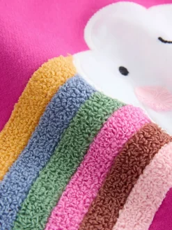 Character rose arc-en-ciel - T-shirt à manches longues (3mths-7yrs)