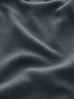 charbon de bois - Body à bordure en dentelle avec couche de base thermique