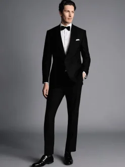 Charles Tyrwhitt Costume de soirée slim à revers Peak : veste