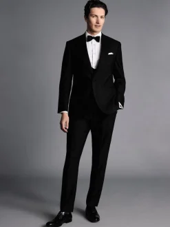 Charles Tyrwhitt Costume de dîner ajusté Gilet à boutonnage double