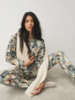 Chat neutre - Pyjama à manches longues