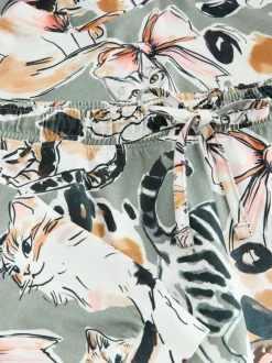 Chat neutre - Pyjama à manches longues