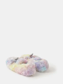 Chaussons Accessorize arc-en-ciel licorne pour fille