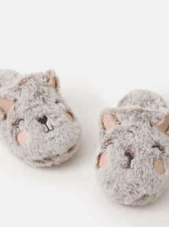 Chaussons Accessorize chat duveteux fille