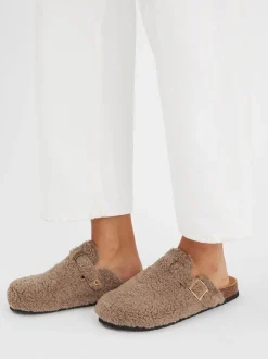 Chaussons Accessorize sabots en peau de mouton