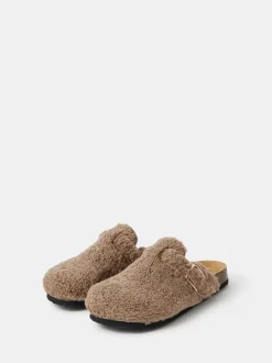 Chaussons Accessorize sabots en peau de mouton