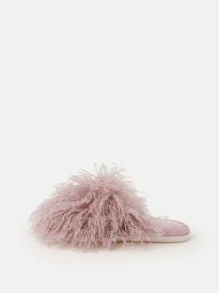 Chaussons Accessorize Shaggy en fausse fourrure