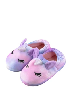 Chaussons Harry Bear licorne tie dye