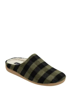 Chaussons mules Lotus en textile