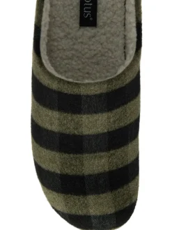 Chaussons mules Lotus en textile