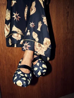 Chaussons Never Fully Dressed Charm Velour Mary Jane