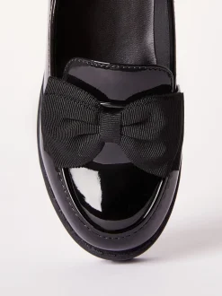 Chaussures d’école Lipsy vernies à nœud épais