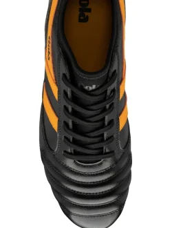 Chaussures de football Gola Juniors Ceptor MLD Pro en microfibre à lacets