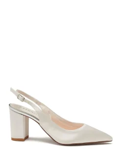 Chaussures de mariage Rainbow Club Faith ivoire coupe large en satin