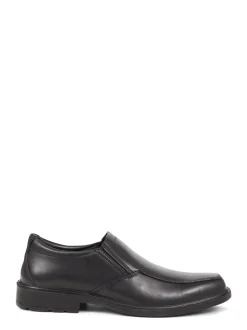 Chaussures Pavers Gents Slip On Smart noires