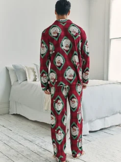 Chelsea Peers pyjama long imprimé Père Noël Jolly Santa