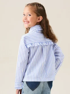 Chemise Angel & Rocket à rayures et col corsage