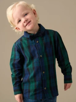 Chemise Angel & Rocket Abel à carreaux avec nœud cravate