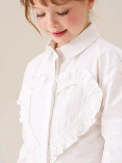 Chemise Angel & Rocket Adelle à imprimé cœur à volants