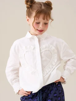 Chemise Angel & Rocket Adelle à imprimé cœur à volants