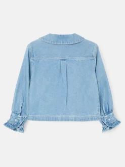 Chemise Angel & Rocket Eden Denim 3D à fleurs