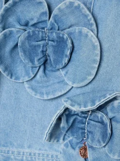 Chemise Angel & Rocket Eden Denim 3D à fleurs