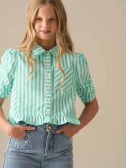 Chemise Angel & Rocket Sammie Rayure à ourlet à volants