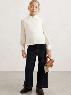 Chemise boutonnée à bord festonné Reiss Elia