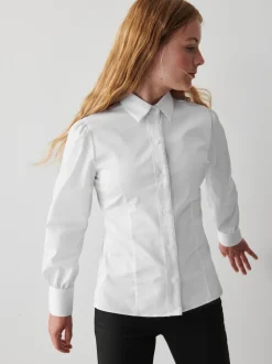 Chemise d’école Clarks ajustée à manches longues