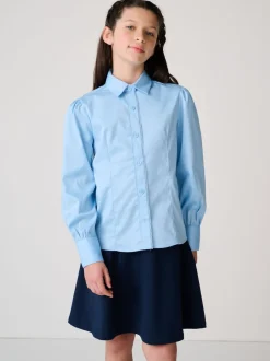 Chemise d’école Clarks ajustée à manches longues