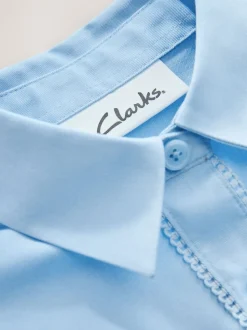 Chemise d’école Clarks ajustée à manches longues