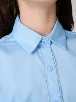 Chemise d’école Clarks ajustée à manches longues