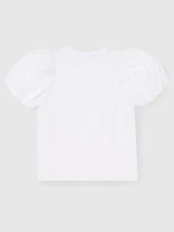 Chemisier Angel & Rocket Elodie à nœud, sequins et manches bouffantes