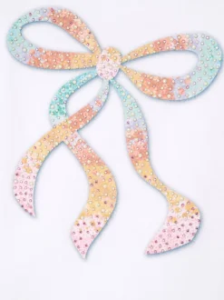 Chemisier Angel & Rocket Elodie à nœud, sequins et manches bouffantes