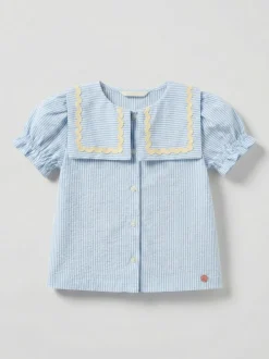Chemisier Angel & Rocket Margo Ric Rac à col Rayure