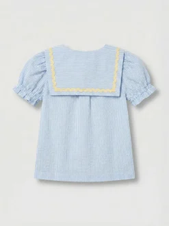 Chemisier Angel & Rocket Margo Ric Rac à col Rayure