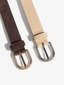 Choc et Crème - Lot de 2 ceintures Friends Like These cloutées