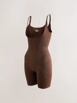 Chocolat Nude - Body gainant au ventre sans soutien-gorge