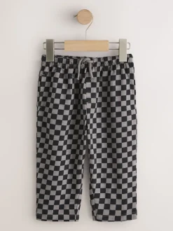 Ciment noir et damier - Pack de Joggings Rayure 3 (3mois-7ans)