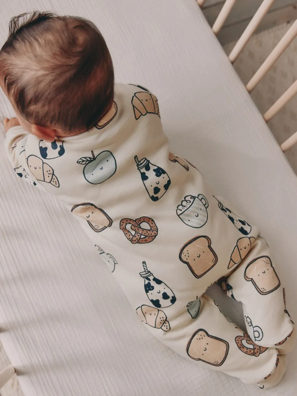 Club du petit-déjeuner écru - 2.5 TOG Combinaison de nuit matelassée Bébé