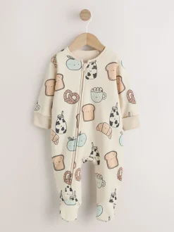 Club du petit-déjeuner écru - 2.5 TOG Combinaison de nuit matelassée Bébé