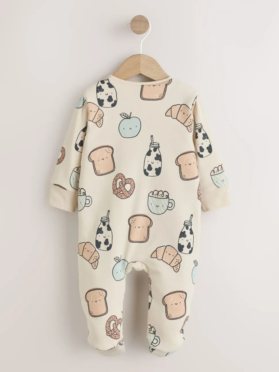 Club du petit-déjeuner écru - 2.5 TOG Combinaison de nuit matelassée Bébé